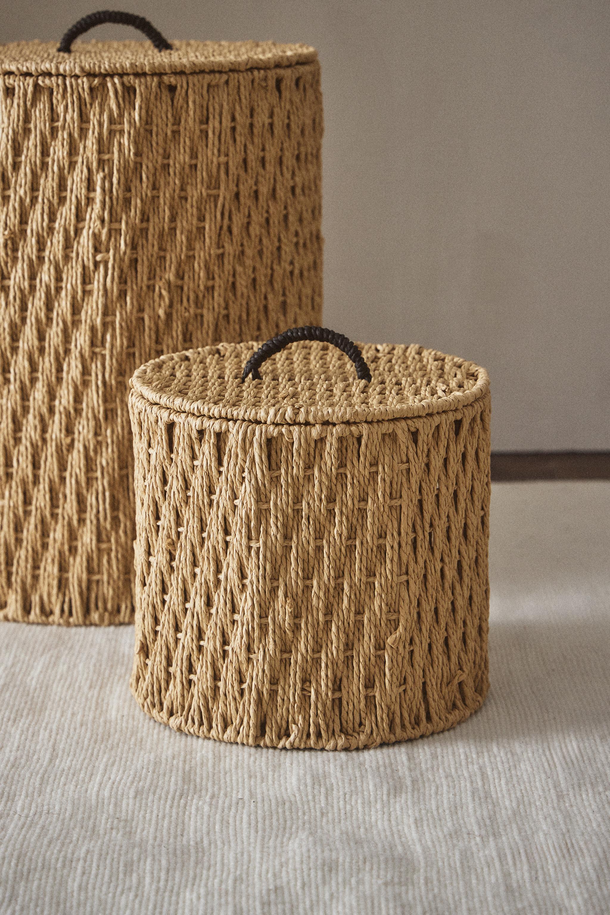 ROUND BASKET WITH LID